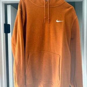 Nike Men's Burnt Orange Hoodie